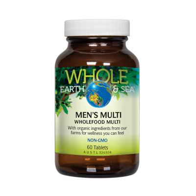 Whole Earth & Sea Men's Multi (Wholefood Multi) 60t